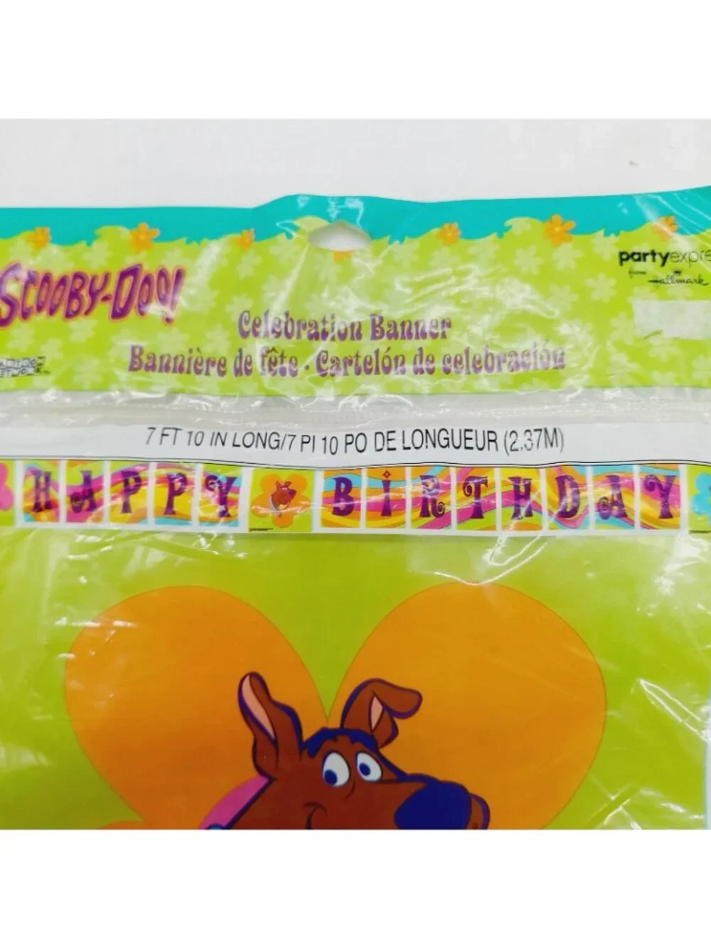 Scooby-Doo Party Banner Decoration Birthday 7ft 10